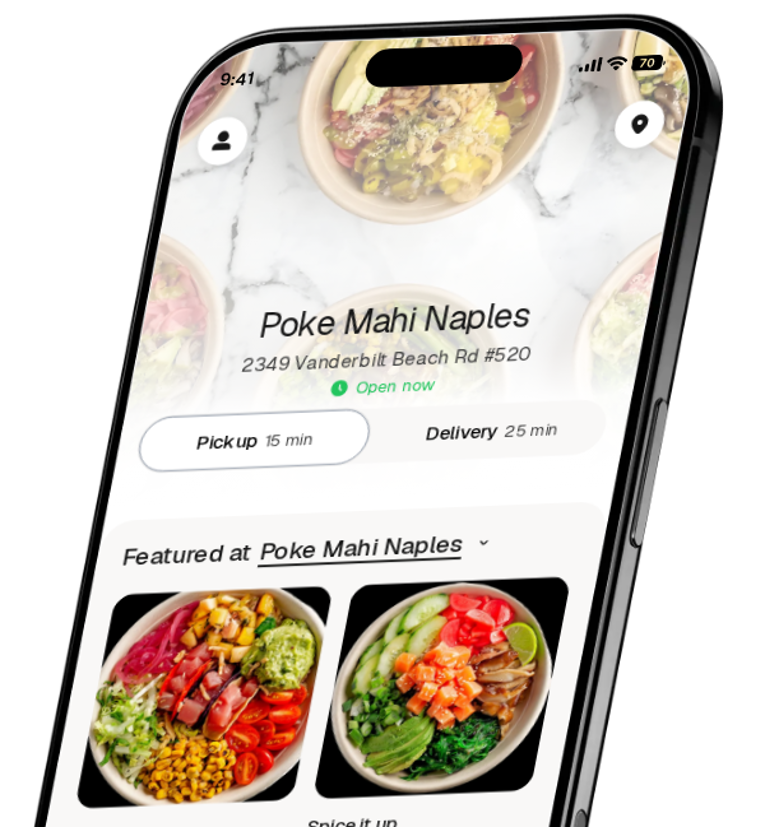 Poke Mahi Naples app preview