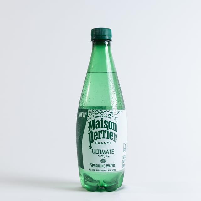 Perrier sparkling water.